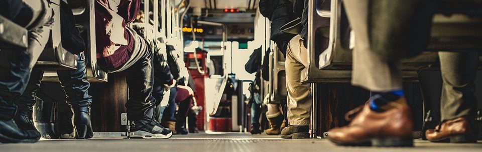 Image of the inside of a bus