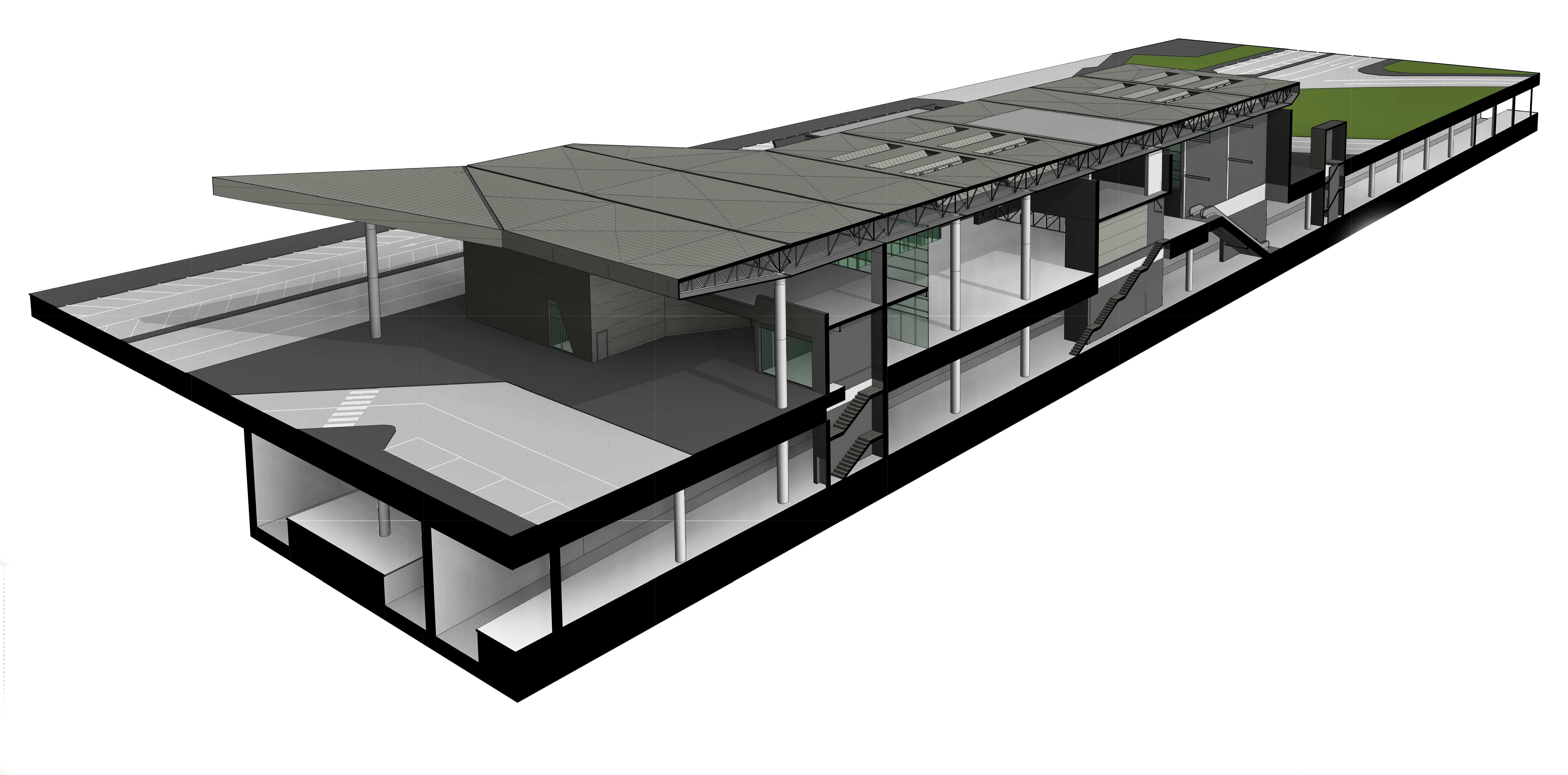 Modelo estación Imagen del proyecto de una estacion de tren